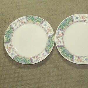 Set of 2 Mikasa Provincial CV900 Villa Medici 11"  Dinner Plates